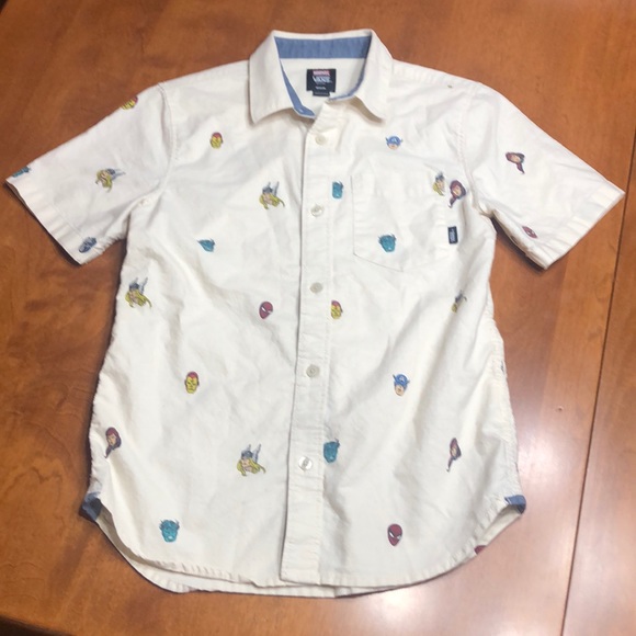 vans marvel button up